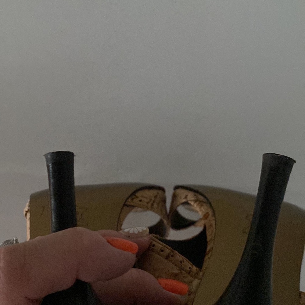 Donald J Pliner Cork Strappy Heels - Picture 8 of 8